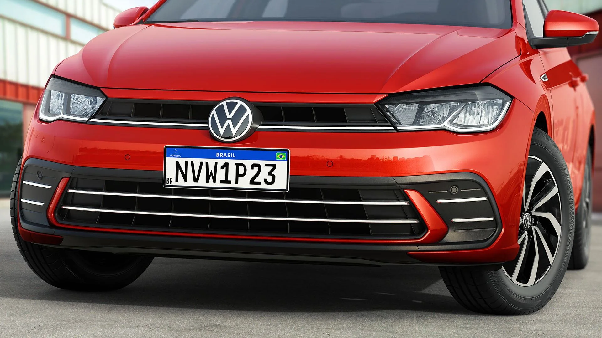 Novo Polo grade frontal
